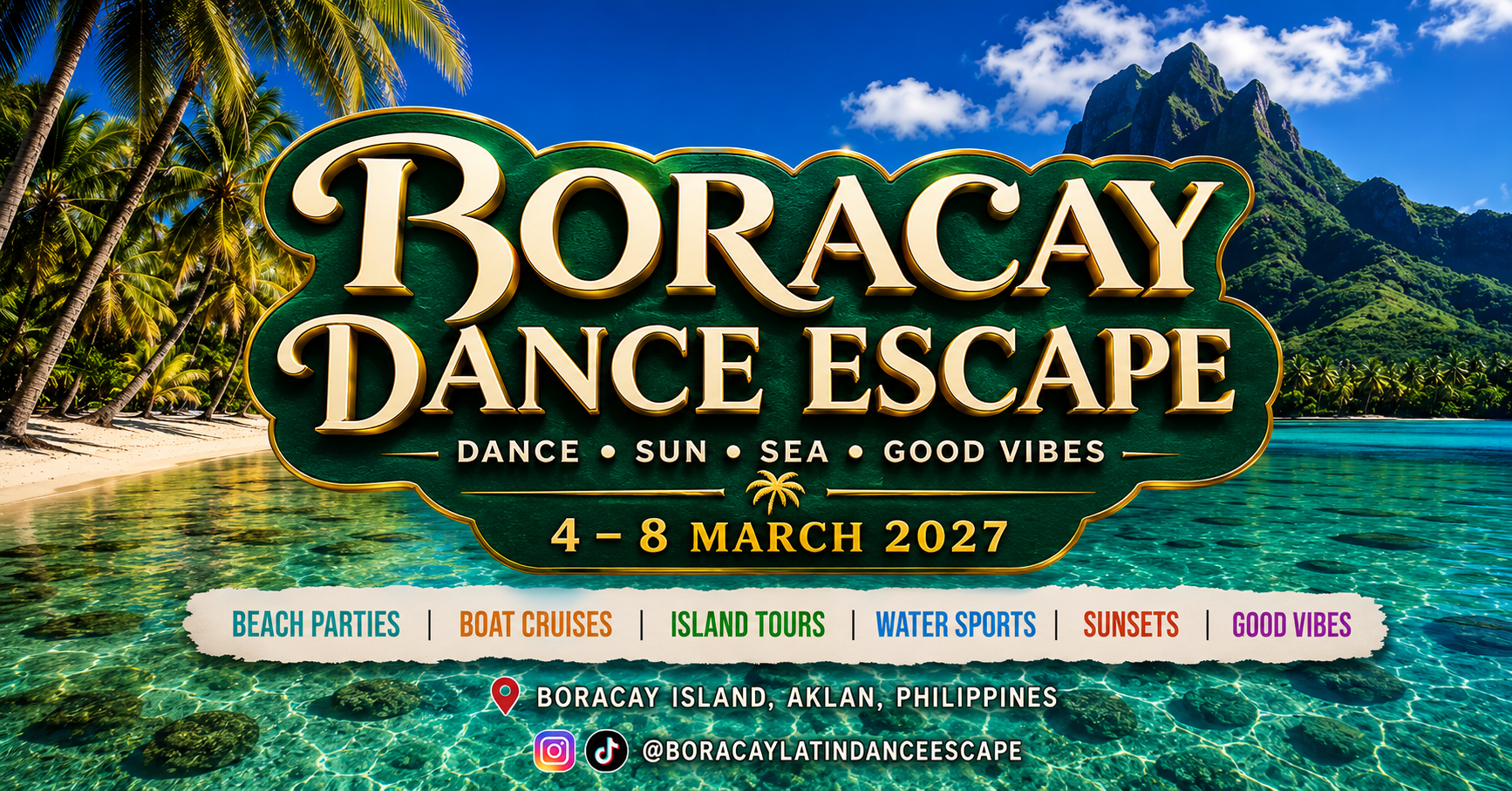 Boracay Dance Escape festival flyer
